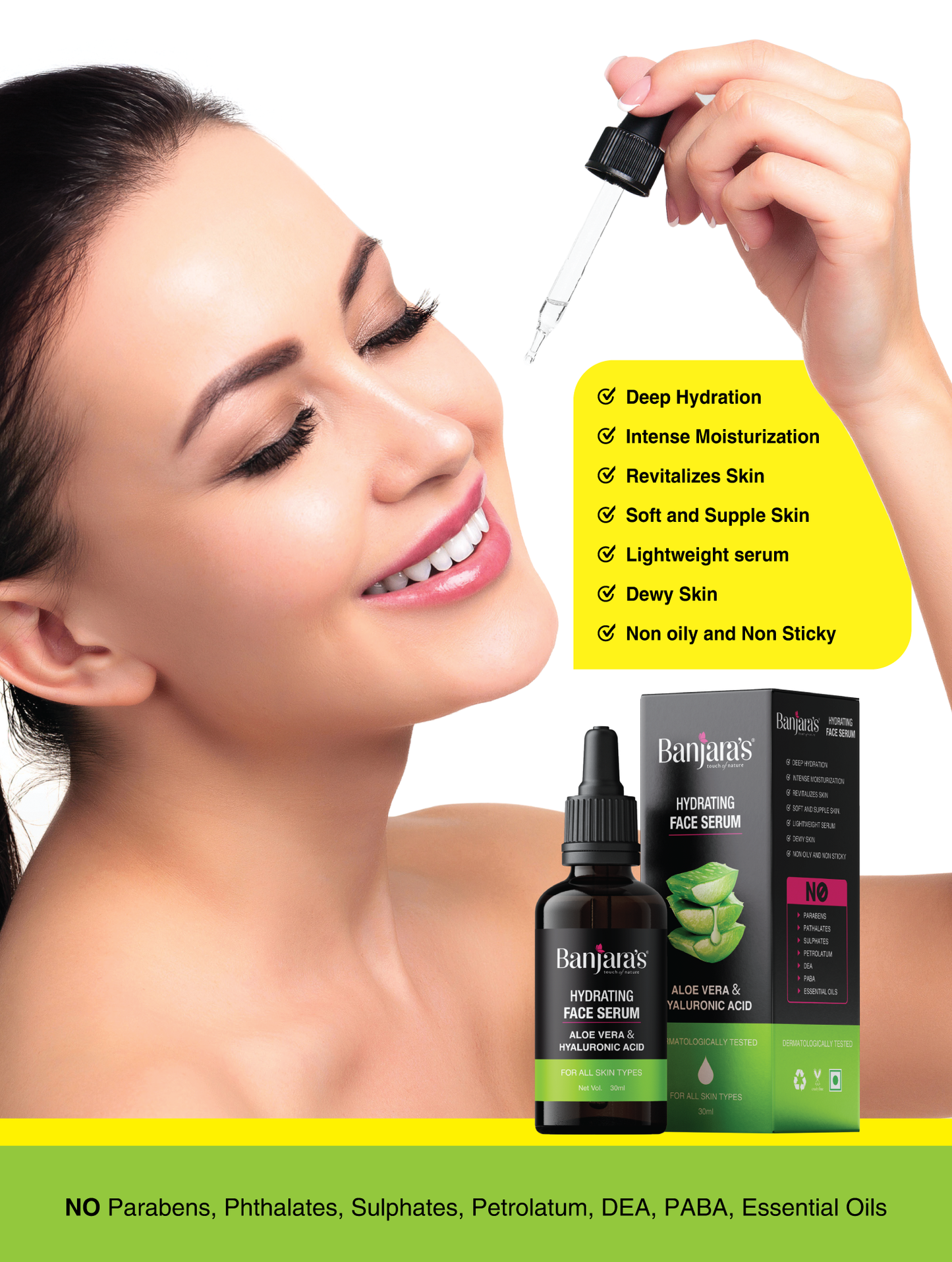 Banjara's Hydrating Face Serum - 30ml