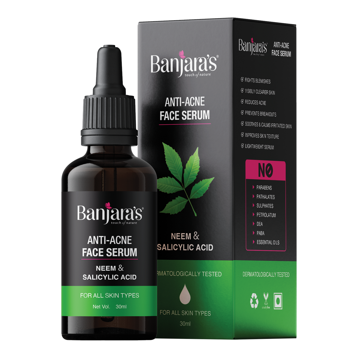 Banjara's Anti-Acne Face Serum - 30ml