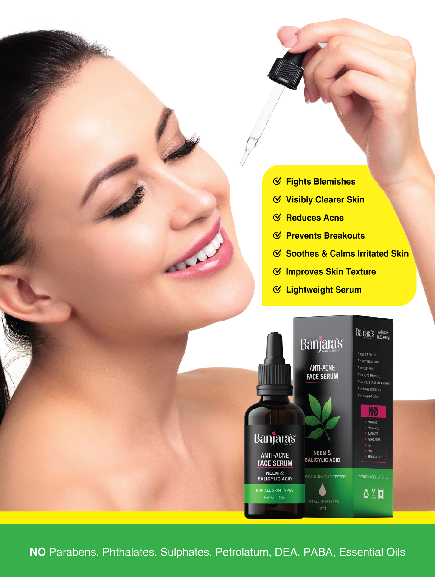 Banjara's Anti-Acne Face Serum - 30ml