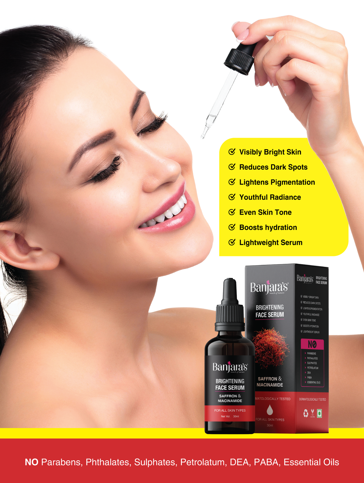 Banjara's Brightening Face Serum - 30ml