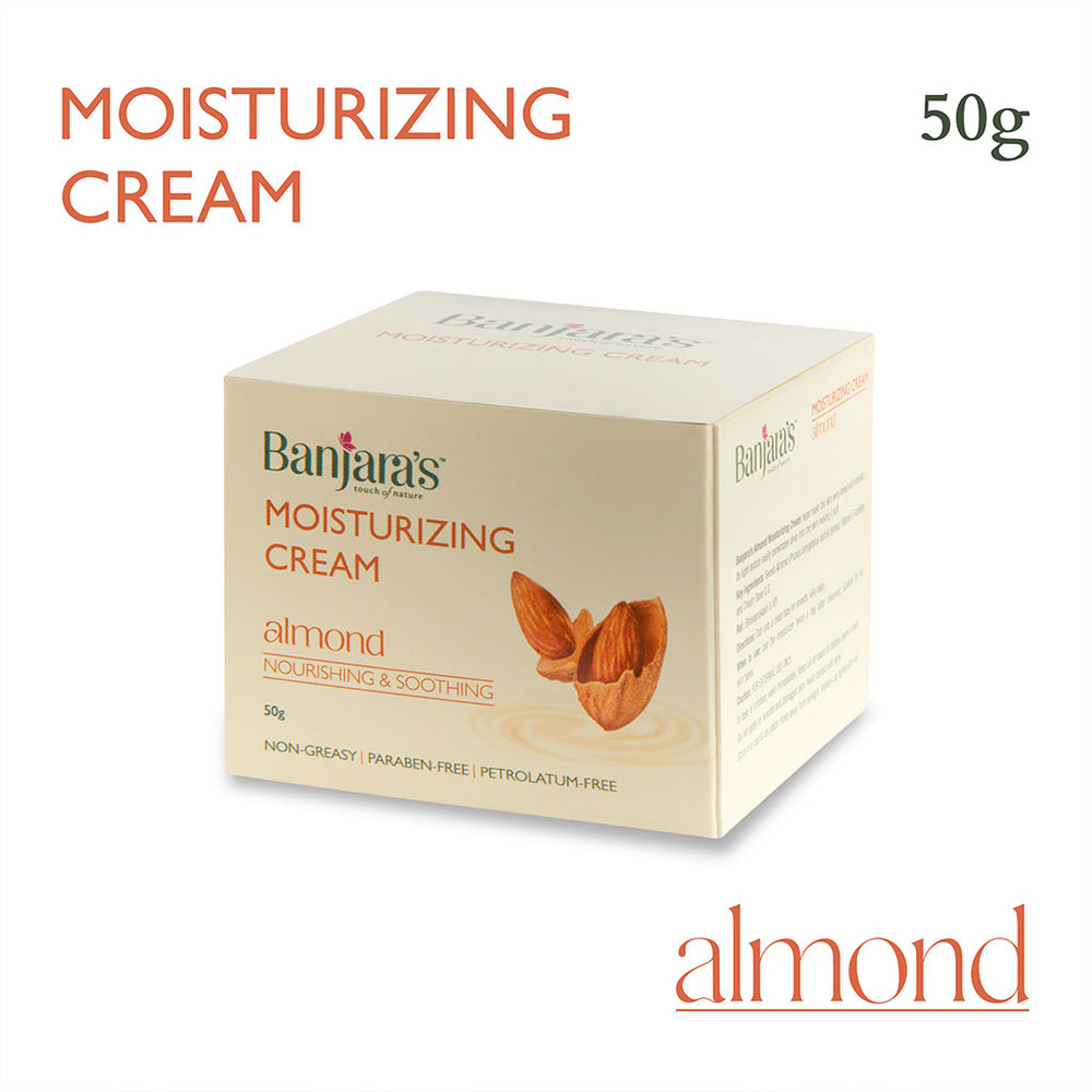 
                  
                    Banjara's Almond Moisturizing Cream - 50g
                  
                