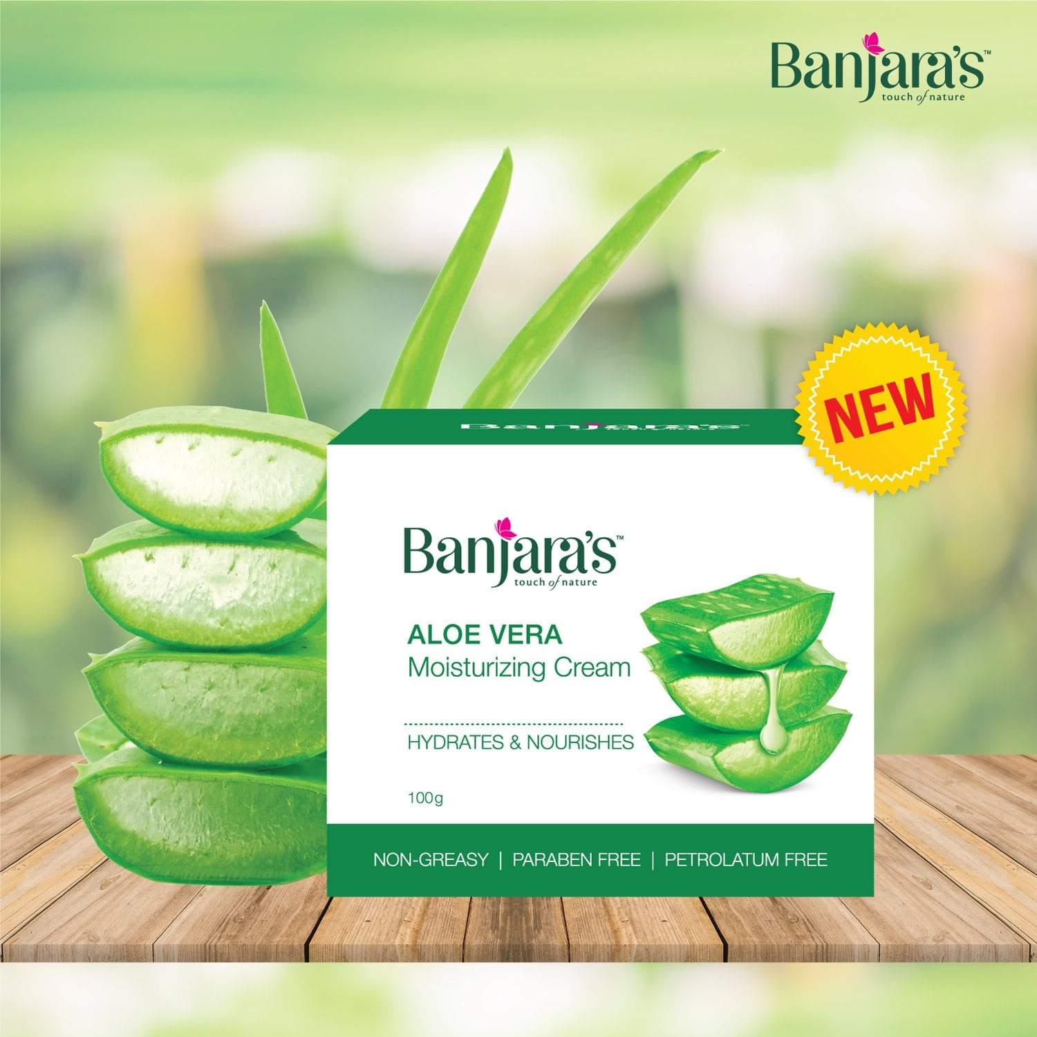Banjara's Aloe Vera Moisturizing Cream