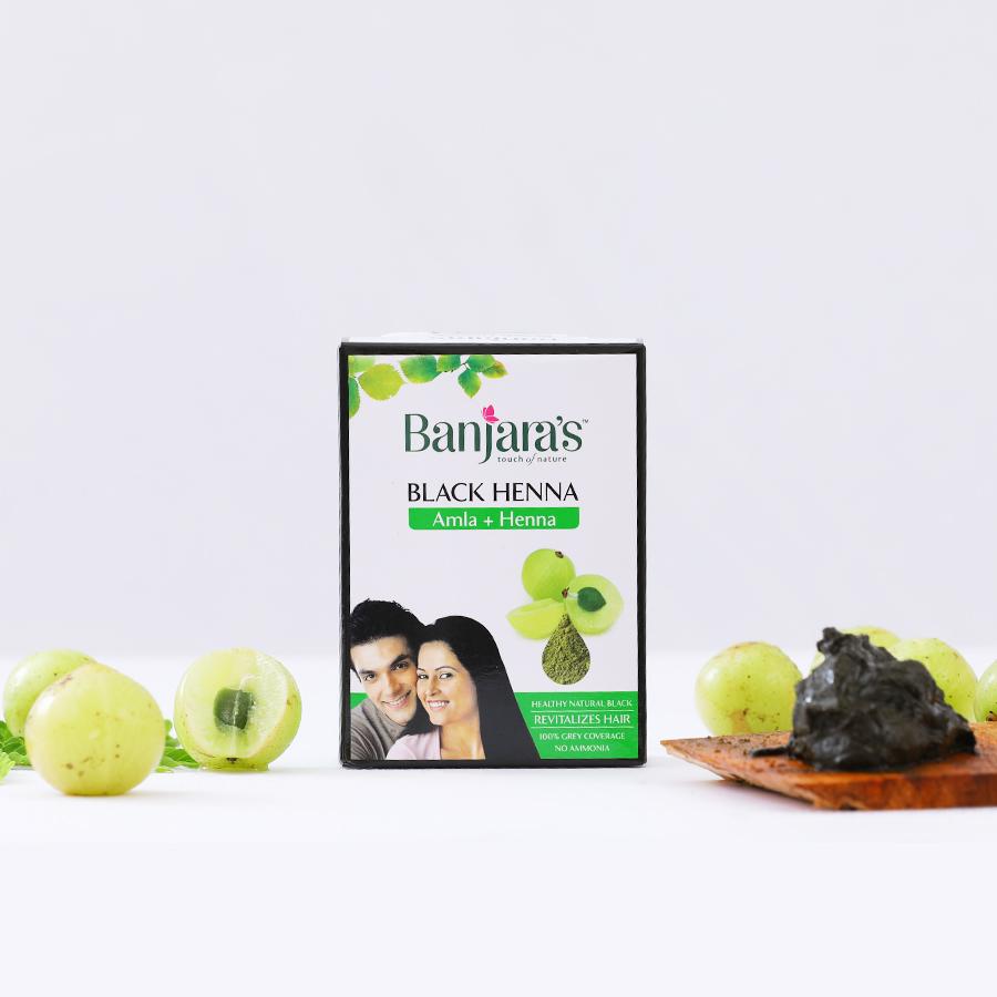 Banjara's Black Henna with Amla for Hair Buy Online B E STORE