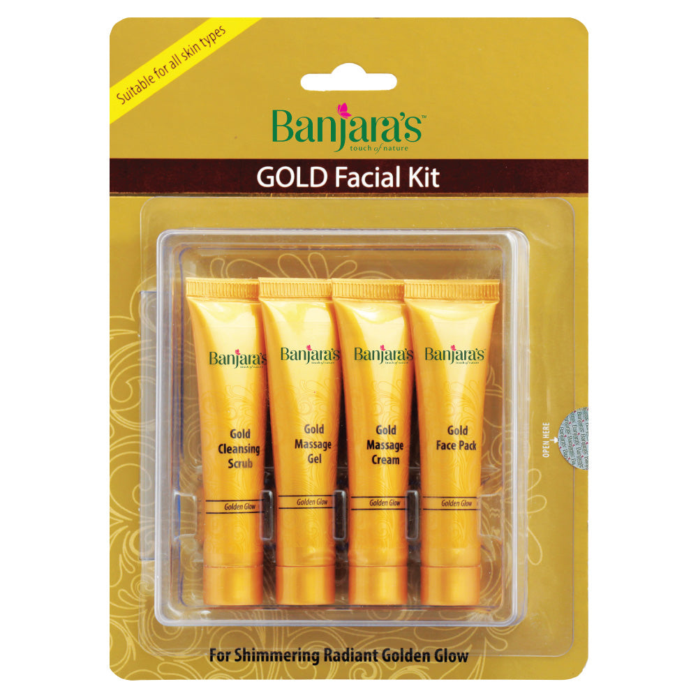 gold facial kit for golden glow