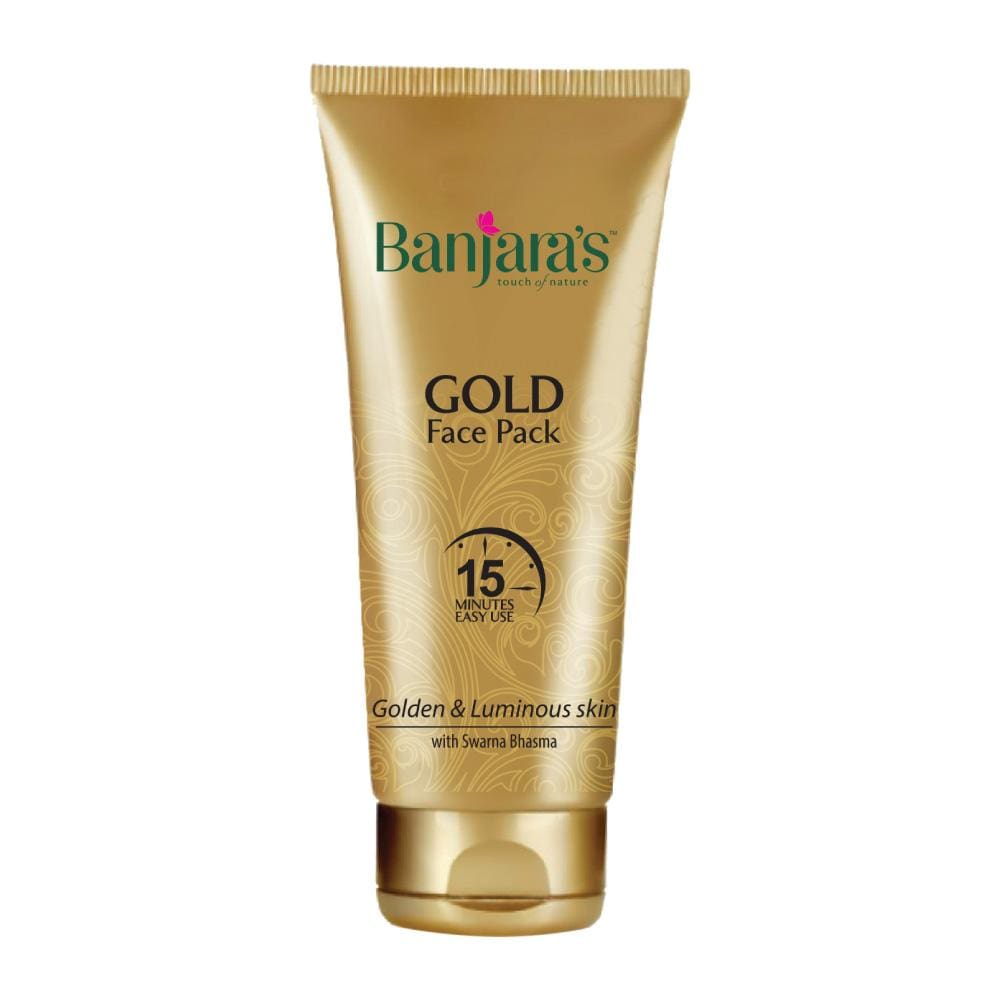 banjaras gold face pack for golden glow