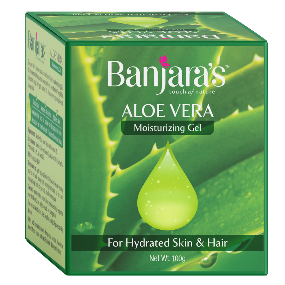 
                  
                    Banjara's Aloe Vera Moisturizing Gel - 100g
                  
                