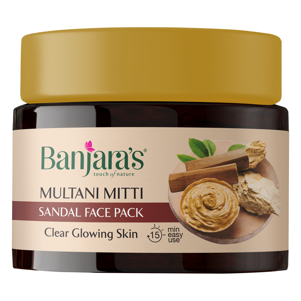 
                      
                        Banjara's Multani Mitti Sandal Face Pack - 100g
                      
                    