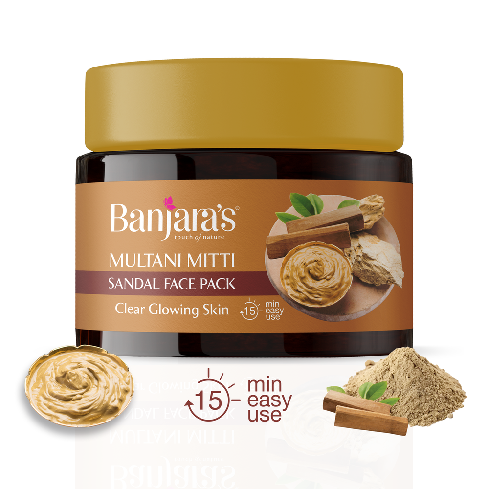 
                      
                        Banjara's Multani Mitti Sandal Face Pack - 100g
                      
                    