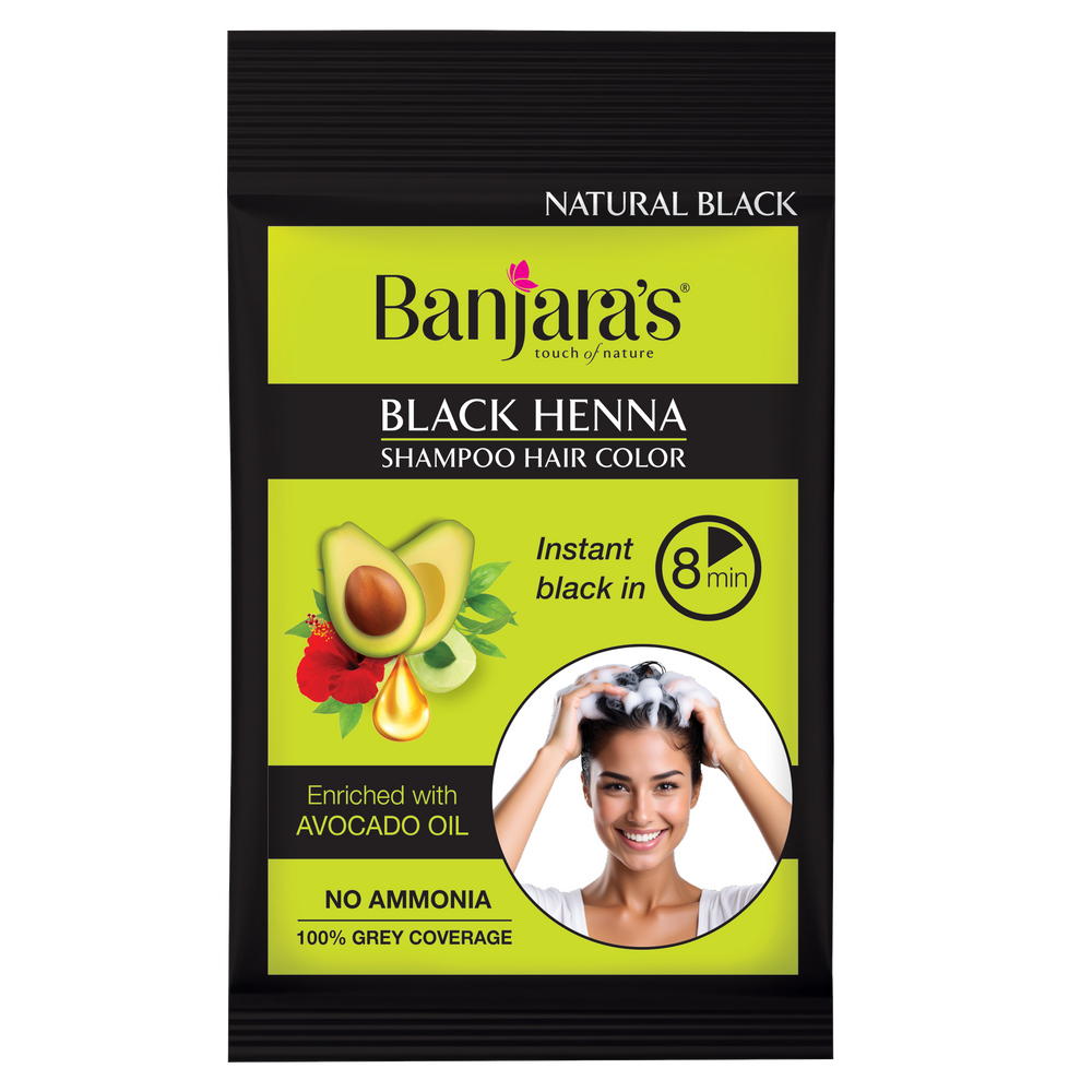 ヘナシャンプー Banjara's Black Henna 50パック ヘナシャンプー Banjara's Black Henna 50パック ヘナシャンプー