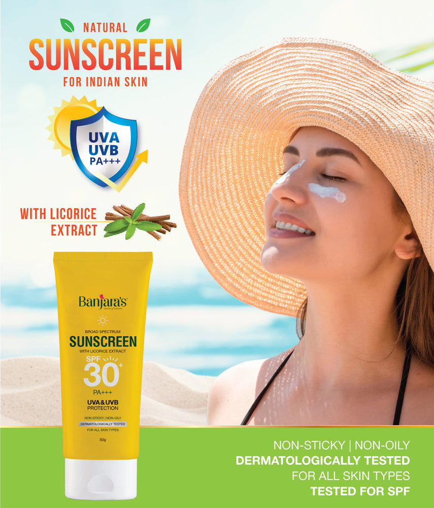 
                  
                    Load image into Gallery viewer, Banjara’s Sunscreen - SPF 30 - 50g
                  
                