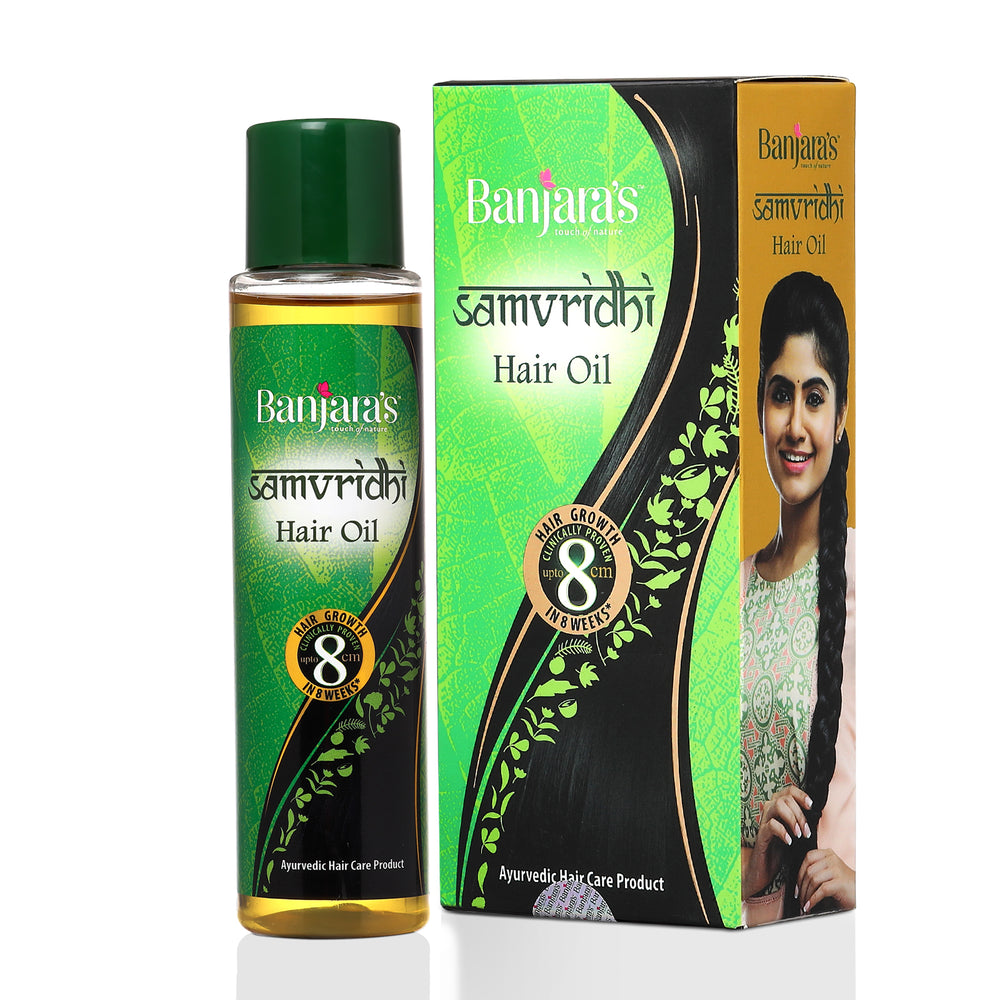 
                  
                    Load image into Gallery viewer, Banjara&amp;#39;s Samvridhi Hair Oil - 125ml
                  
                