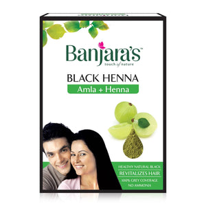 
                  
                    Load image into Gallery viewer, Banjara&amp;#39;s Black Henna with Amla
                  
                