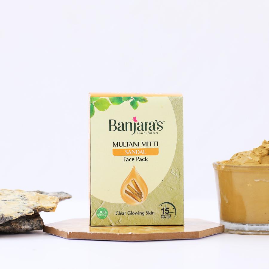 multani mitti facepack with sandal extracts