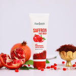 saffron facewash with pomegranate extracts