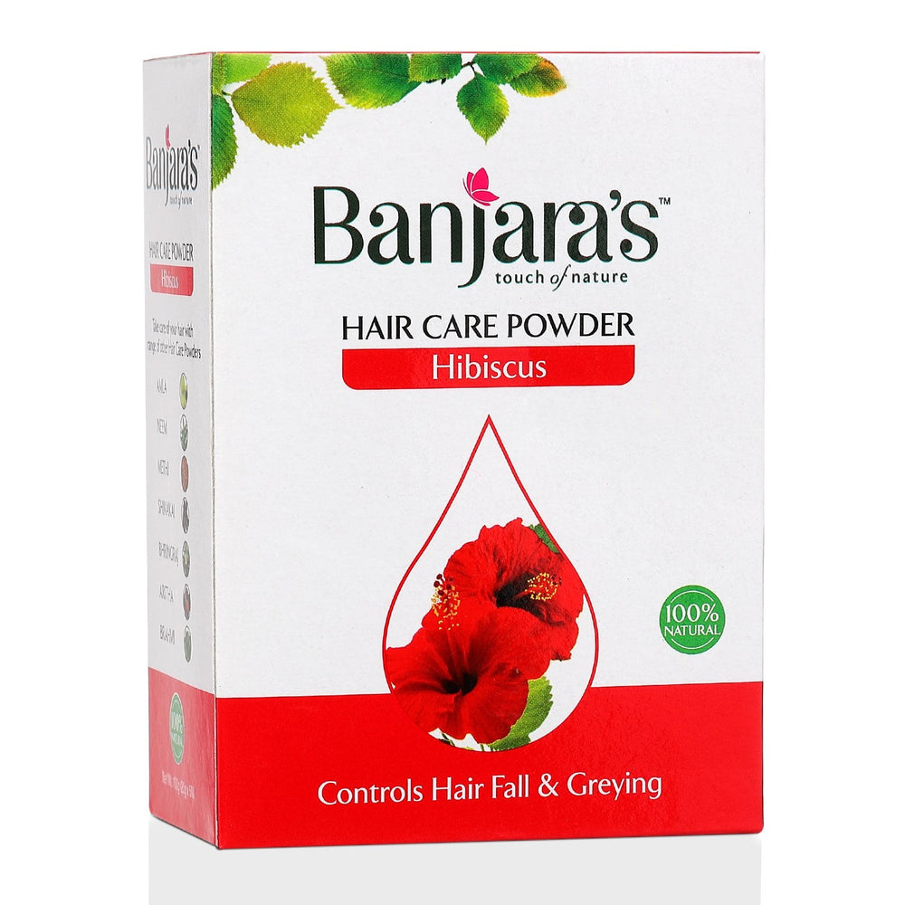 
                  
                    Load image into Gallery viewer, Banjara&amp;#39;s Hibiscus Hair Care Powder - 100g (5*20g)
                  
                